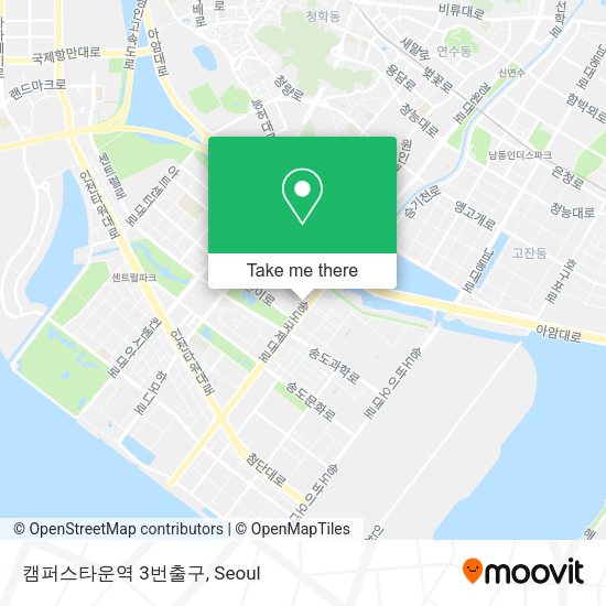 캠퍼스타운역 3번출구 map