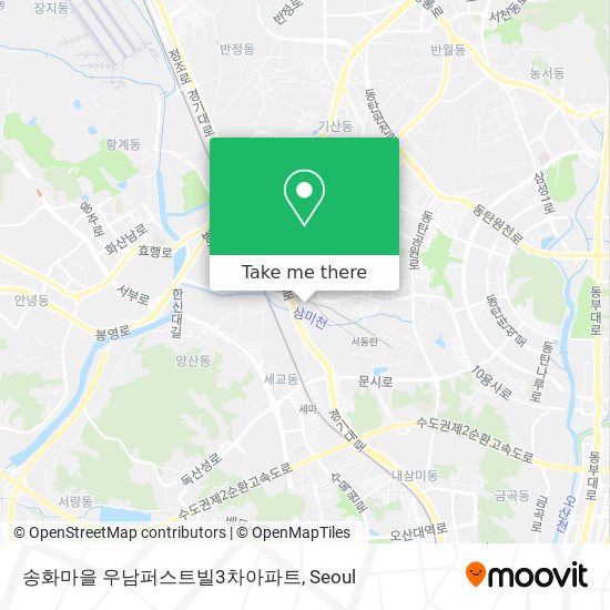 송화마을 우남퍼스트빌3차아파트 map