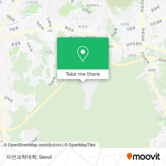 자연과학대학 map