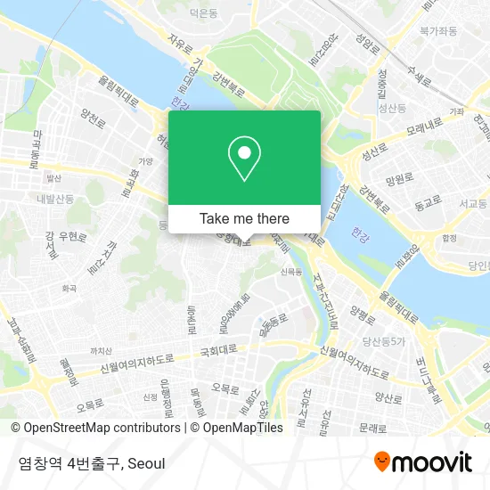 염창역 4번출구 map