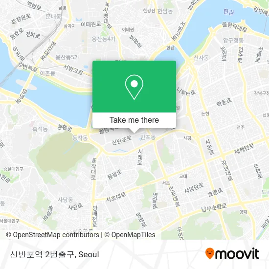 신반포역 2번출구 map