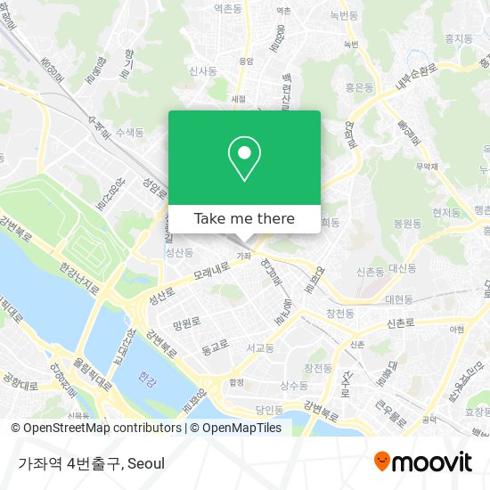 가좌역 4번출구 map