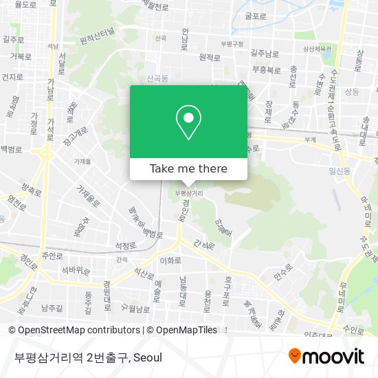 부평삼거리역 2번출구 map