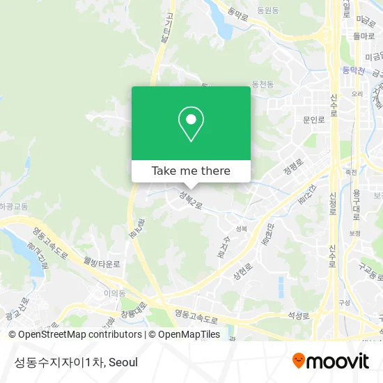 성동수지자이1차 map