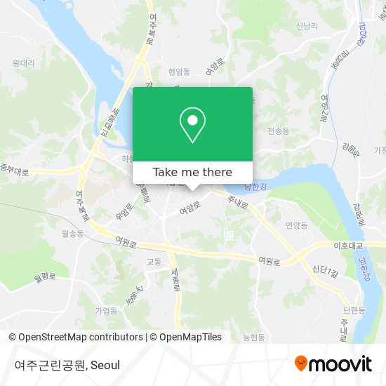 여주근린공원 map