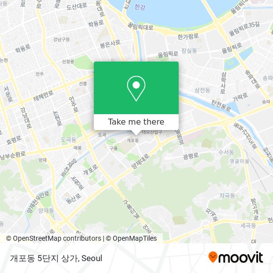 개포동 5단지 상가 map
