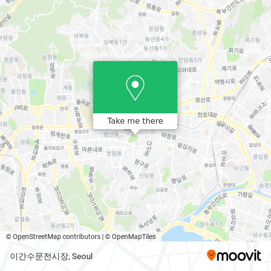 이간수문전시장 map