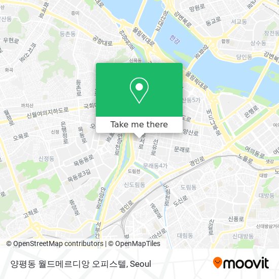 양평동 월드메르디앙 오피스텔 map