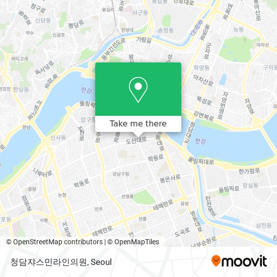 청담쟈스민라인의원 map