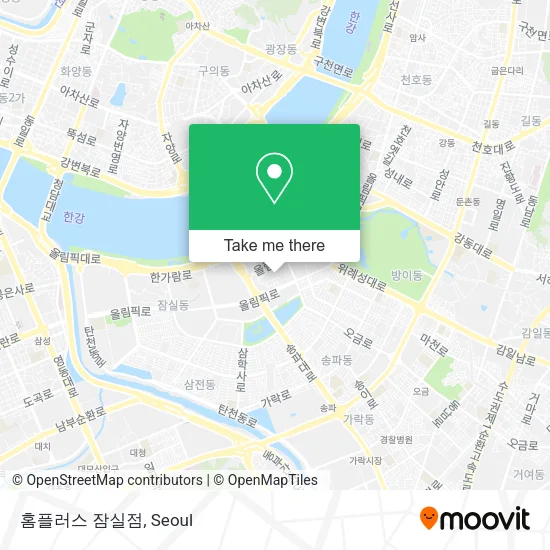 홈플러스 잠실점 map