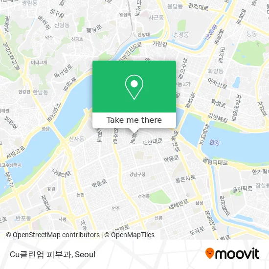 Cu클린업 피부과 map