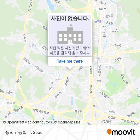 풍덕고등학교 map
