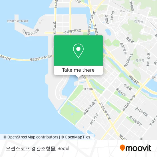 오션스코프 경관조형물 map