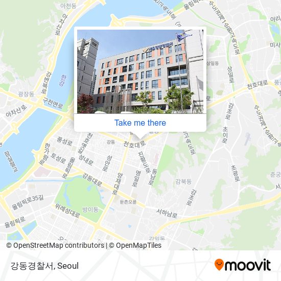 강동경찰서 map