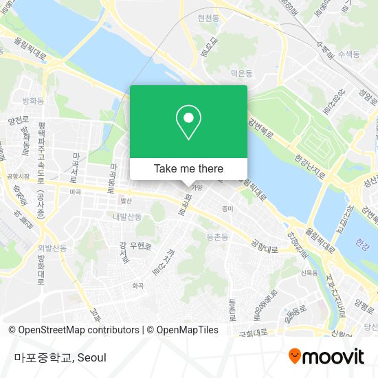 마포중학교 map