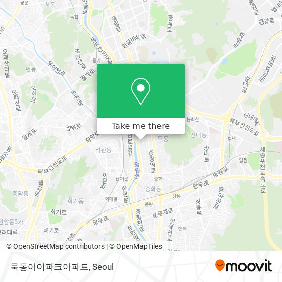 묵동아이파크아파트 map
