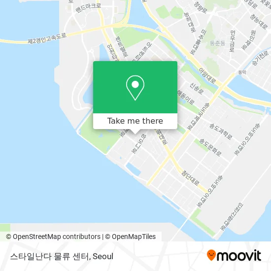 스타일난다 물류 센터 map