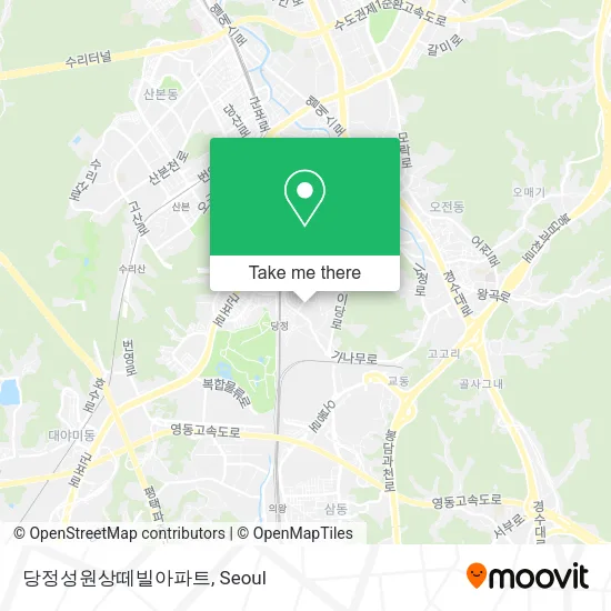 당정성원상떼빌아파트 map