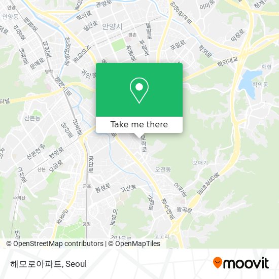해모로아파트 map