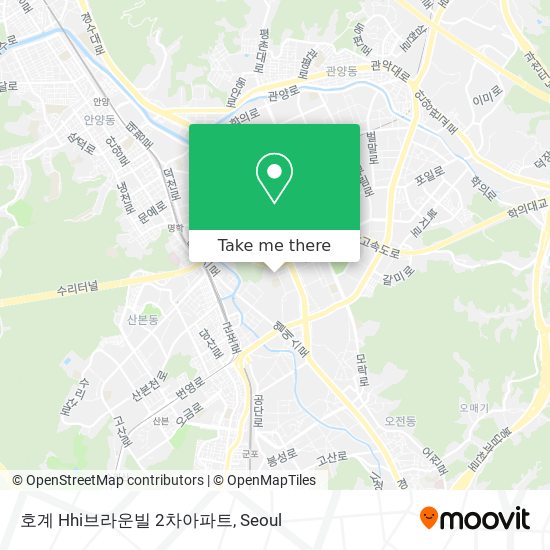 호계 Hhi브라운빌 2차아파트 map