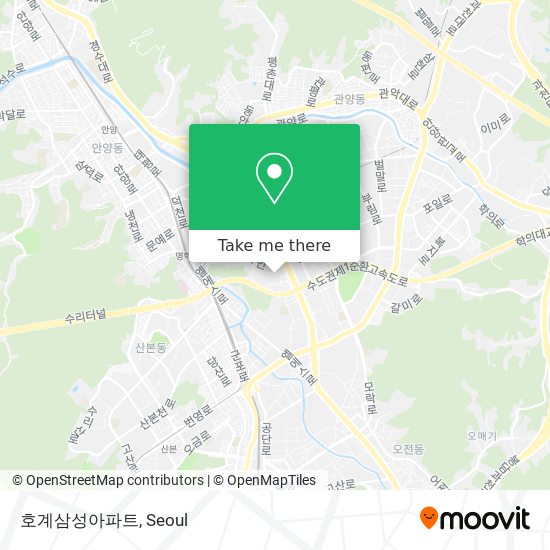 호계삼성아파트 map