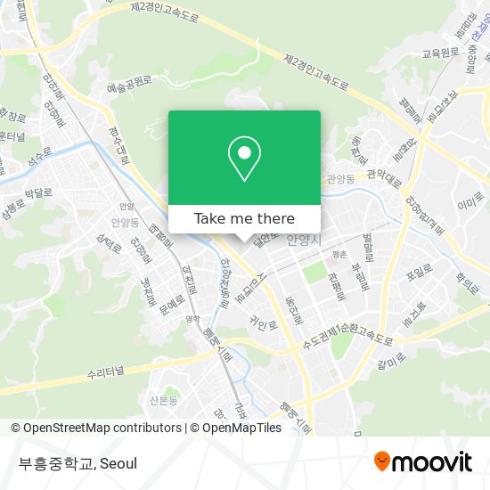 부흥중학교 map