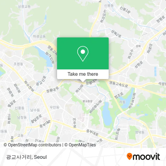 광교사거리 map