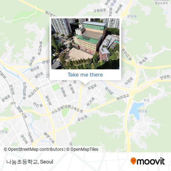 나눔초등학교 map