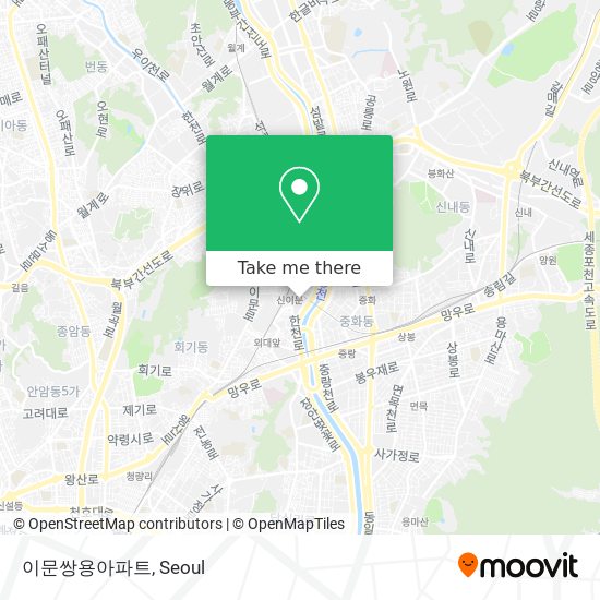 이문쌍용아파트 map
