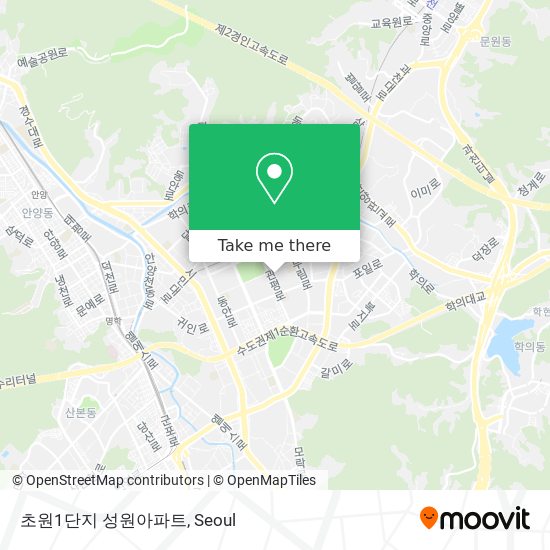 초원1단지 성원아파트 map