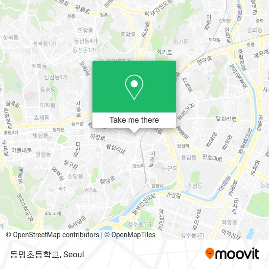 동명초등학교 map