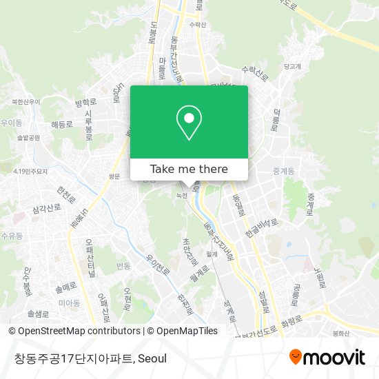 창동주공17단지아파트 map