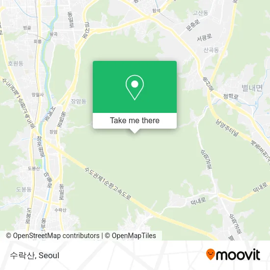 수락산 map