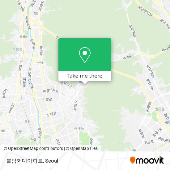 불암현대아파트 map