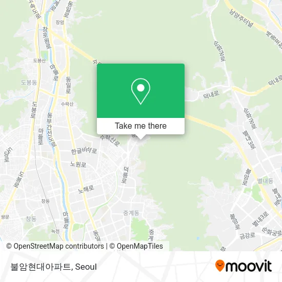 불암현대아파트 map