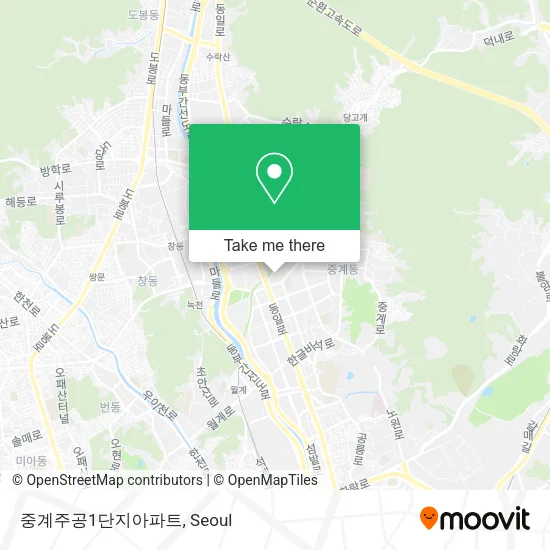 중계주공1단지아파트 map