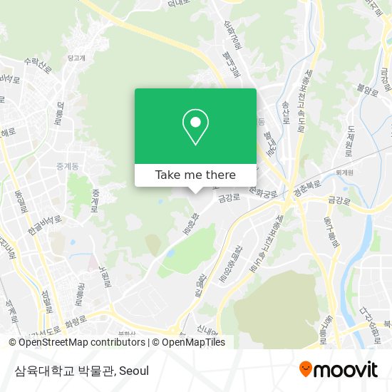 삼육대학교 박물관 map
