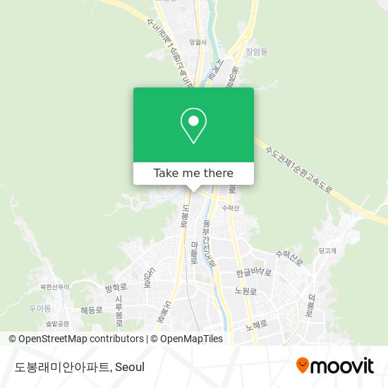 도봉래미안아파트 map