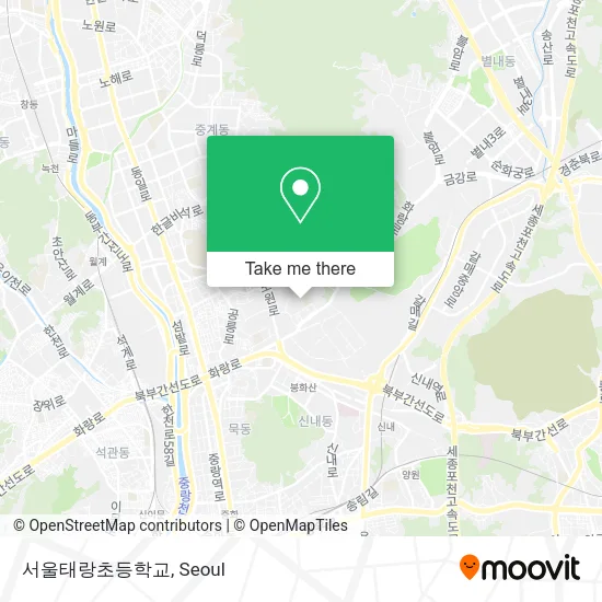 서울태랑초등학교 map