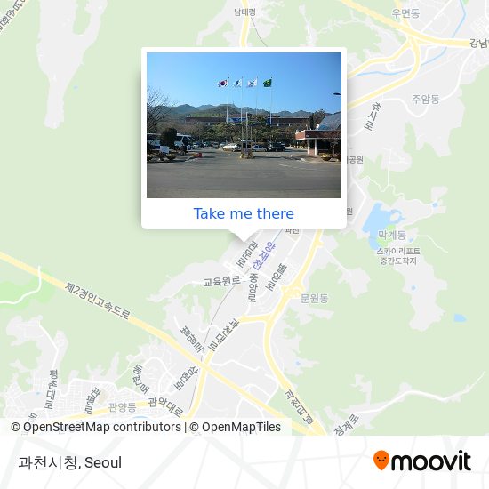 과천시청 map