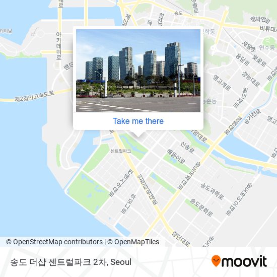 송도 더샵 센트럴파크 2차 map