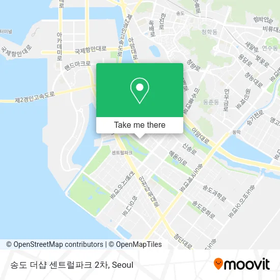 송도 더샵 센트럴파크 2차 map
