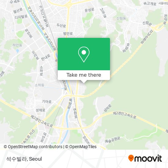 석수빌라 map