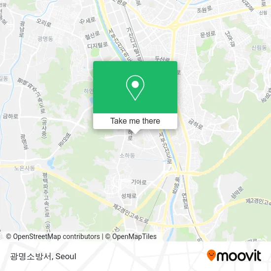 광명소방서 map