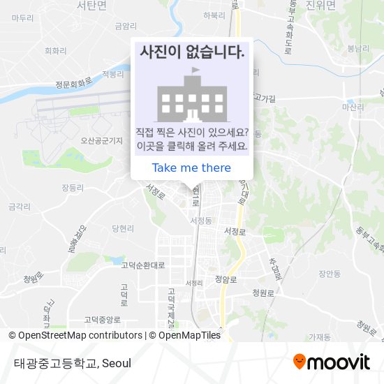 태광중고등학교 map