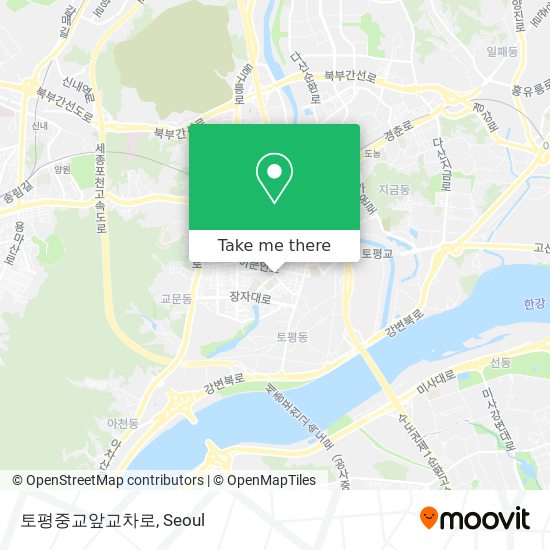 토평중교앞교차로 map