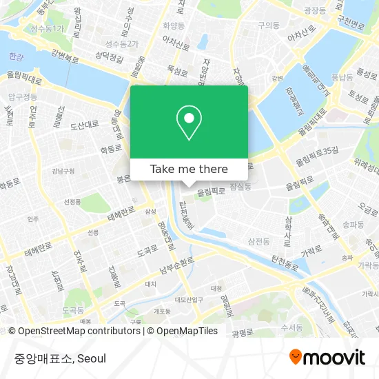 중앙매표소 map