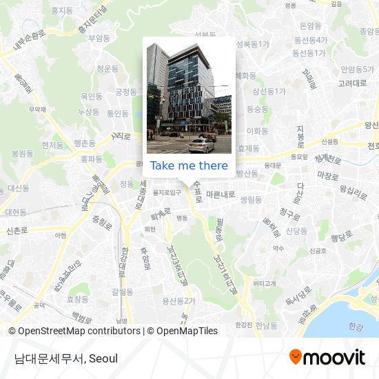 남대문세무서 map