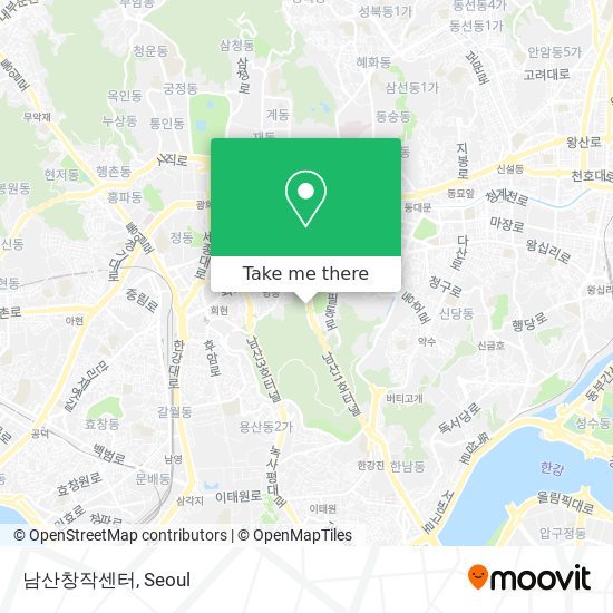 남산창작센터 map