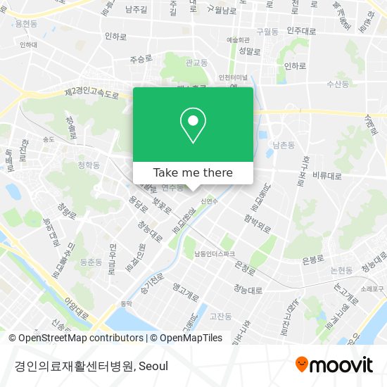 경인의료재활센터병원 map